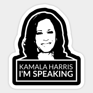 kamala harris im speaking Sticker